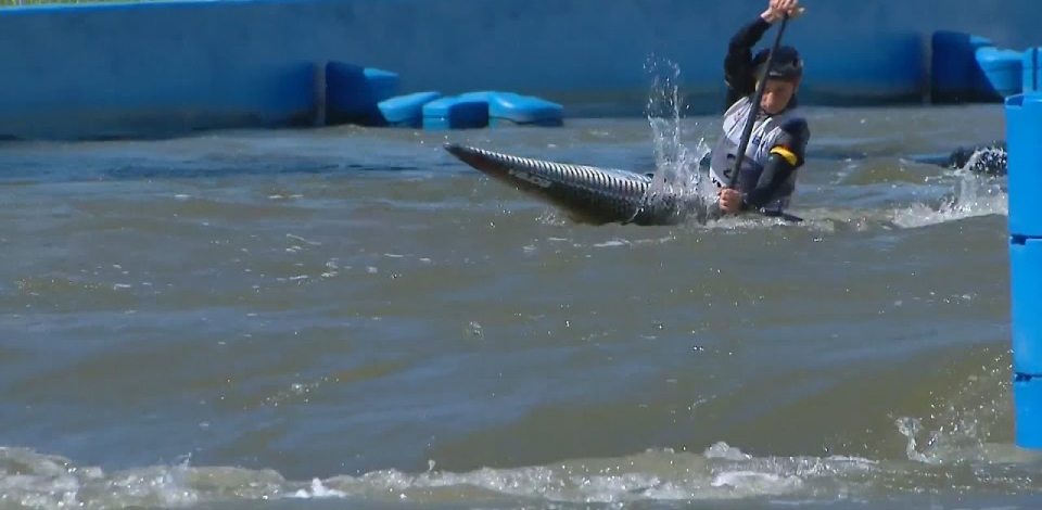 Andrea Herzog, Germany, Canoe Slalom Semi Final / 2024 ICF Canoe Slalom World Cup Krakow Poland