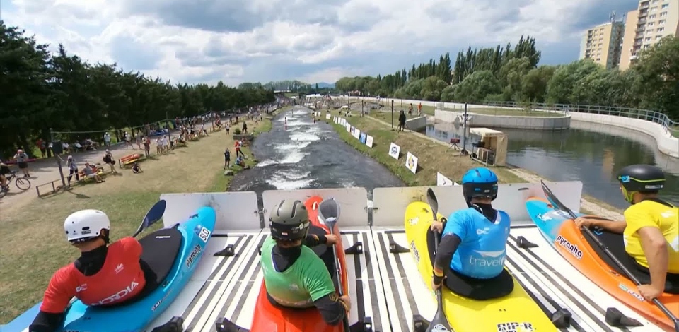 Men's Junior Kayak Cross Heat 1 2024 ICF Canoe-Kayak Slalom Junior & U23 World Championships
