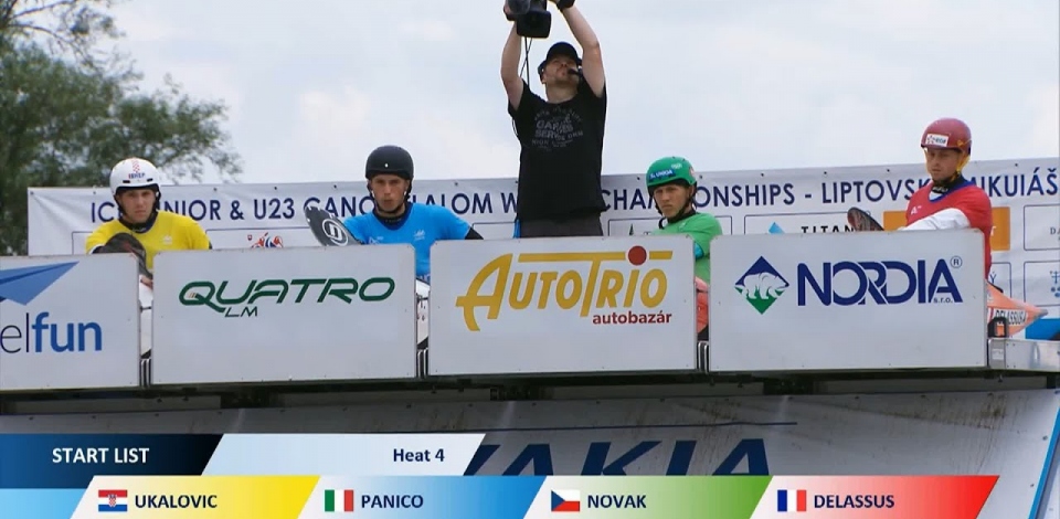 Men’s U23 Kayak Cross Heat 4 2024 ICF Canoe-Kayak Slalom Junior & U23 World Championships