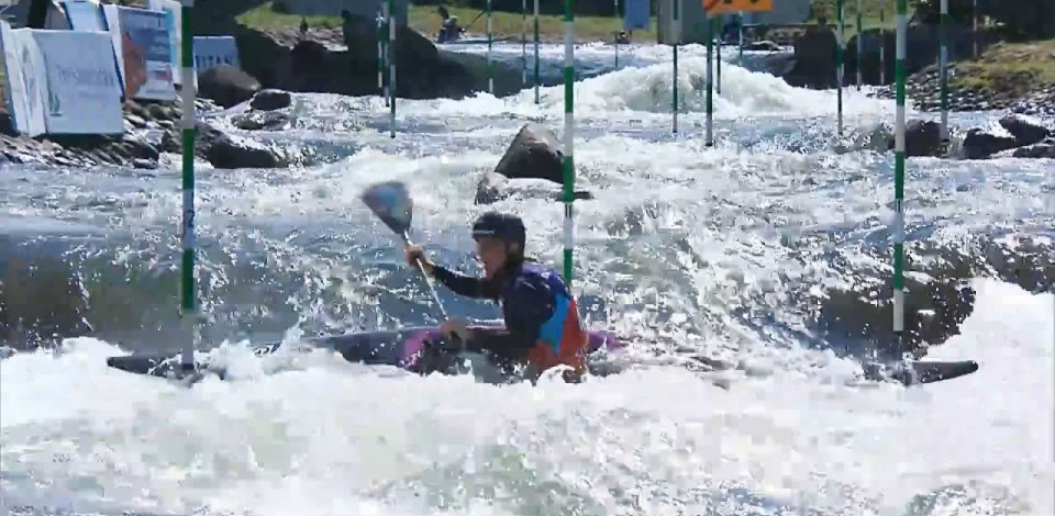 Ellis Miller GBR U23 Semi-Final 2024 ICF Canoe-Kayak Slalom Junior & U23 World Championships