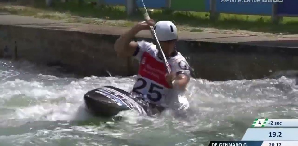 Kazuya Adachi Japan Semi-Final / 2023 ICF Canoe-Kayak Slalom World Cup Augsburg Germany