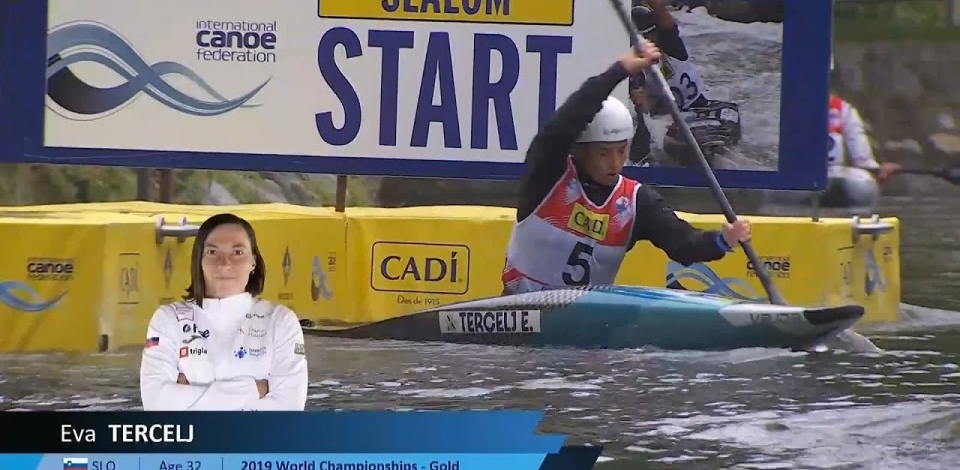 Eva Tercelj, Slovenia - Kayak Final / 2024 ICF Canoe Slalom World Cup La Seu Spain