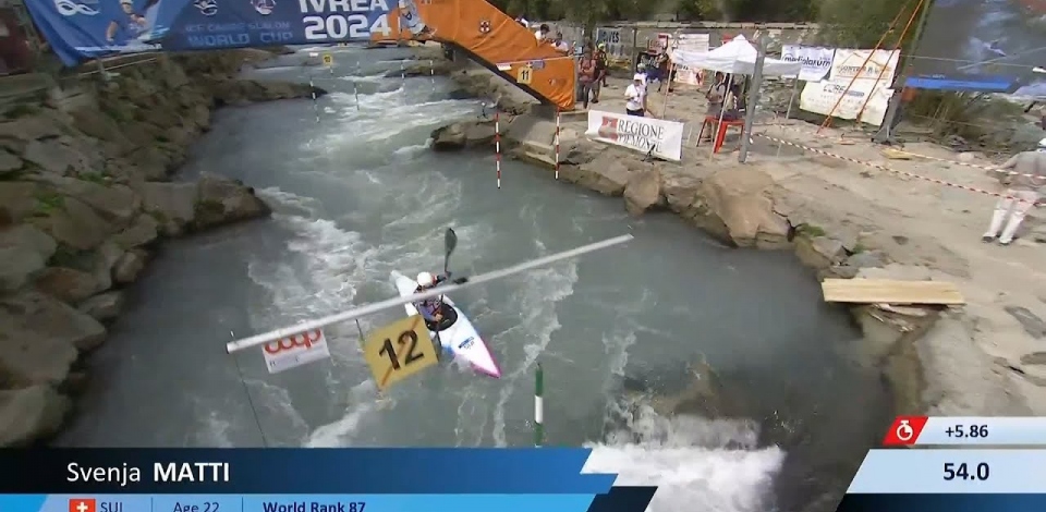 Svenja Matti / Semi-Final / 2024 ICF Canoe Slalom World Cup Ivrea Italy