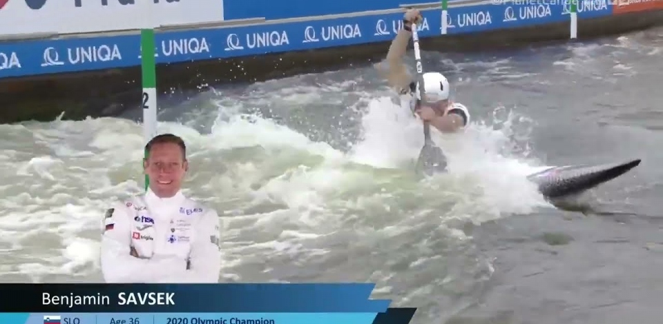 Benjamin Savsek Slovenia Semi-Final / 2023 ICF Canoe-Kayak Slalom World Cup Prague Czech Republic
