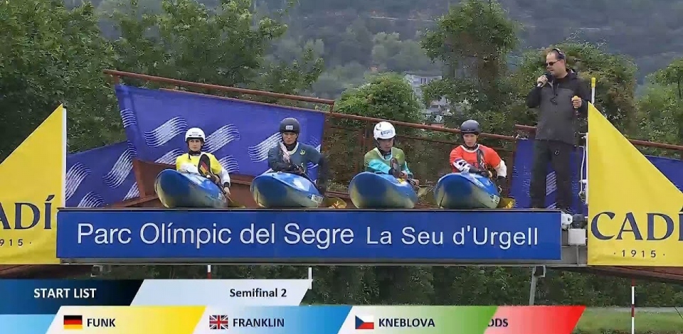 Women's Kayak Cross - Semi-Final 2 / 2024 ICF Canoe Slalom World Cup La Seu Spain