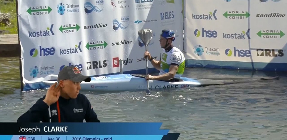 Joseph Clarke Great Britain Semi Final / 2023 ICF Canoe-Kayak Slalom World Cup Ljubljana Slovenia