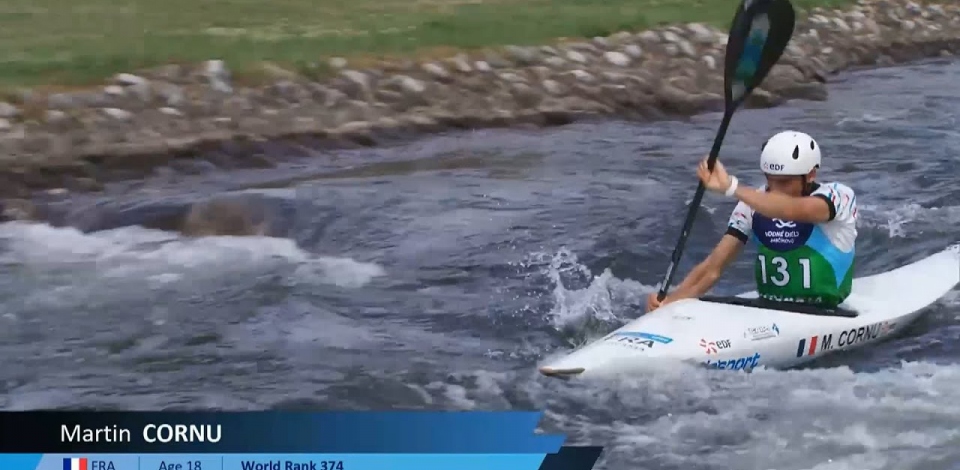 Martin Cornu, France / U23 Final  2024 ICF Canoe-Kayak Slalom Junior & U23 World Championships