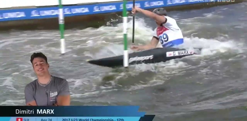 Dimitri Marx Switzerland Semi-final / 2023 ICF Canoe-Kayak Slalom World Cup Prague Czech Republic