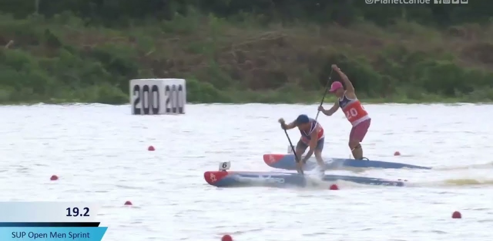 SUP Men's Sprint Heat 5 / 2023 ICF Stand Up Paddling World Championships Pattaya Thailand