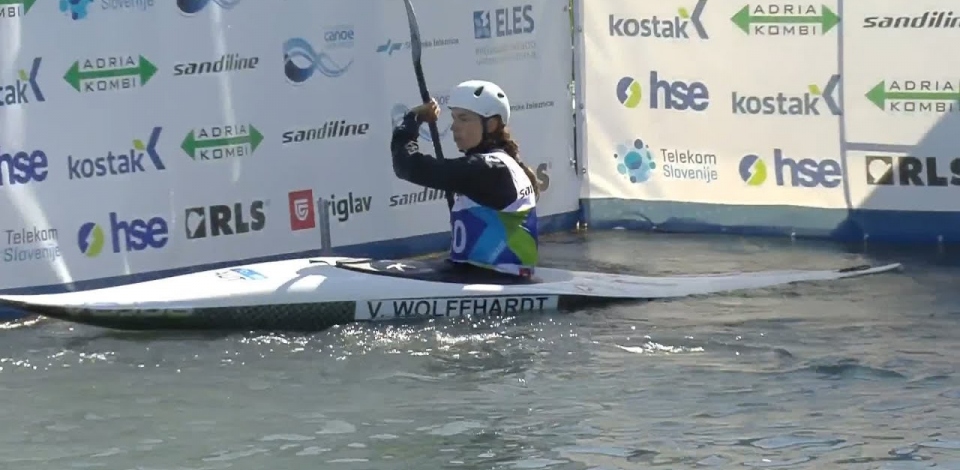 Viktoria Wolffhardt Austria Semi Final / 2023 ICF Canoe-Kayak Slalom World Cup Ljubljana Slovenia