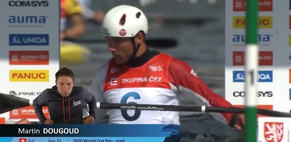 Martin Dougoud, Switzerland, Canoe Slalom, Heats / 2024 ICF Canoe Slalom World Cup Prague Czechia