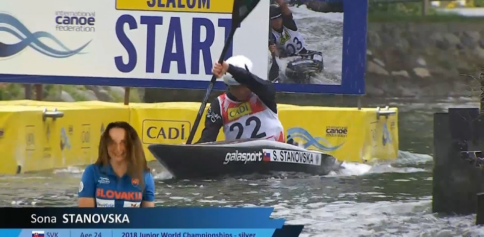 Sona Stanovska, Slovakia - Kayak Semi-Final / 2024 ICF Canoe Slalom World Cup La Seu Spain