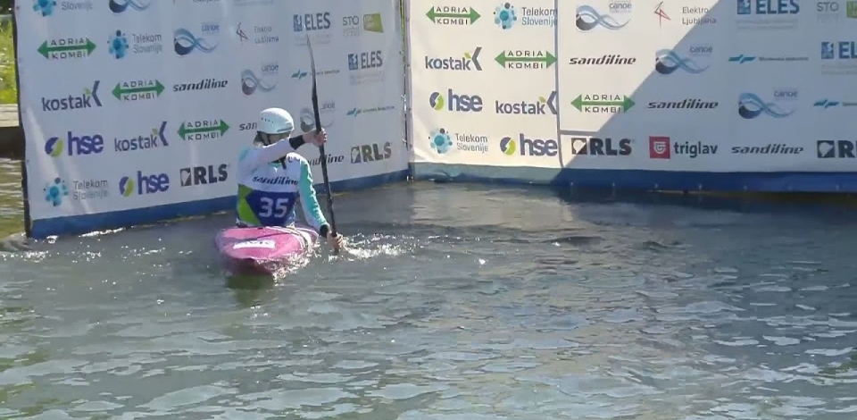 Ivana Chlebova Slovakia Semi Final / 2023 ICF Canoe-Kayak Slalom World Cup Ljubljana Slovenia