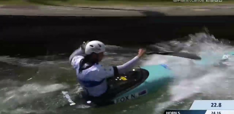 Noemie Fox Australia Semi-Final / 2023 ICF Canoe-Kayak Slalom World Cup Augsburg Germany