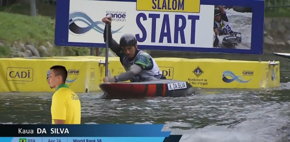 Kaua Da Silva / Canoe Semi-Final / 2024 ICF Canoe Slalom World Cup La Seu Spain