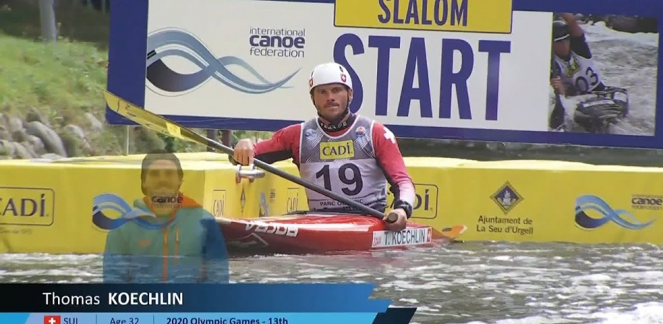 Thomas Koechlin, Switzerland - Canoe Semi-Finals / 2024 ICF Canoe Slalom World Cup La Seu Spain