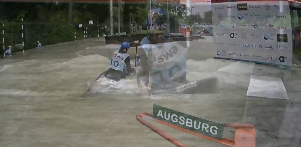 Vaclav Chaloupka, Czech, Canoe Slalom, Semi Finals / 2024 ICF Canoe Slalom World Cup Augsburg