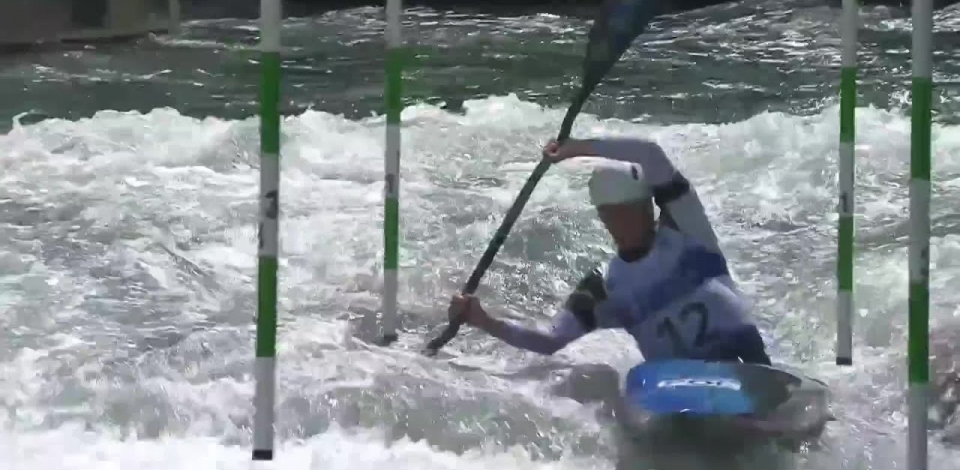 Klaudia Zwolinska Poland Semi-Final / 2023 ICF Canoe-Kayak Slalom World Cup Augsburg Germany