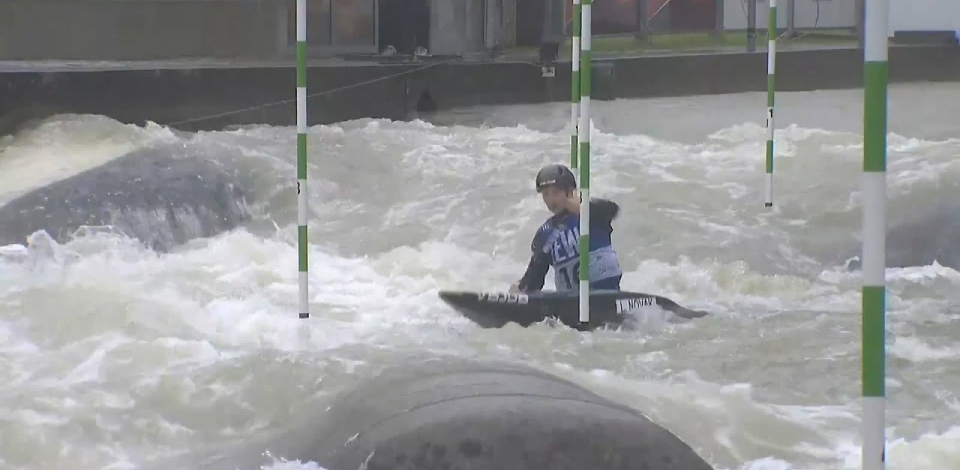 Lea Novak, Slovenia, Canoe Slalom, Semi Finals / 2024 ICF Canoe Slalom World Cup Augsburg Germany