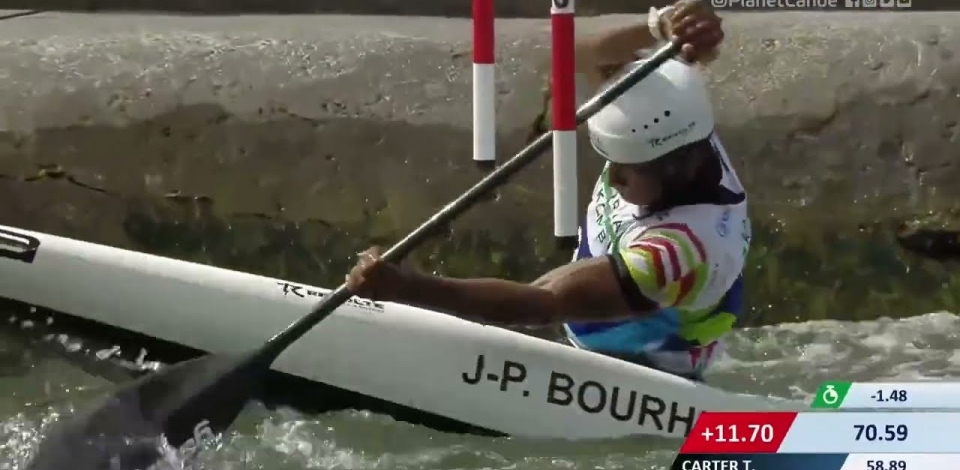 Jean Pierre Bourhis Senegal Semi-Final / 2023 ICF Canoe-Kayak Slalom World Cup Ljubljana Slovenia