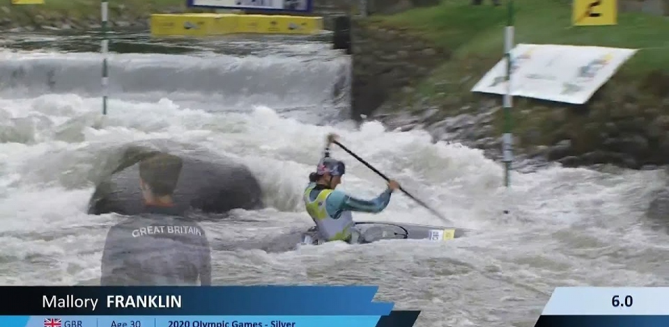 Mallory Franklin / Canoe Semi-Final / 2024 ICF Canoe Slalom World Cup La Seu Spain