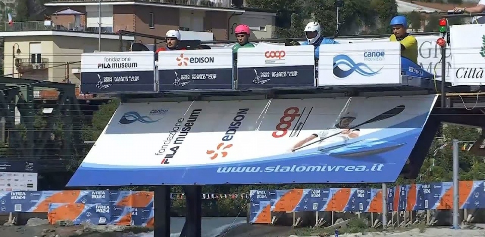 Men's Kayak Cross - Heat 8 / 2024 ICF Canoe Slalom World Cup Ivrea Italy