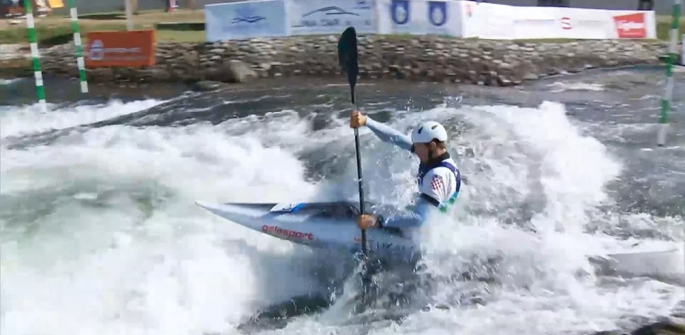 Thomas Ukalovic Croatia U23 Semi-Final 2024 ICF Canoe-Kayak Slalom Junior & U23 World Championships