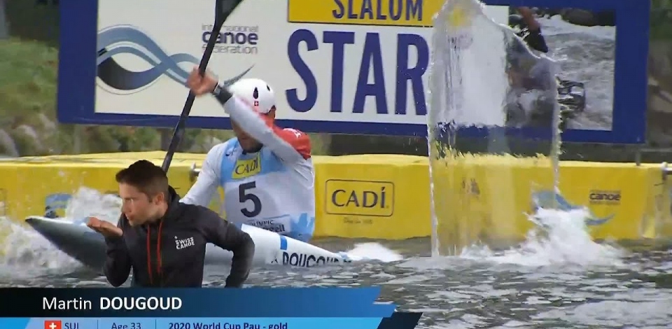 Martin Dougoud, Switzerland - Kayak Semi-Final / 2024 ICF Canoe Slalom World C