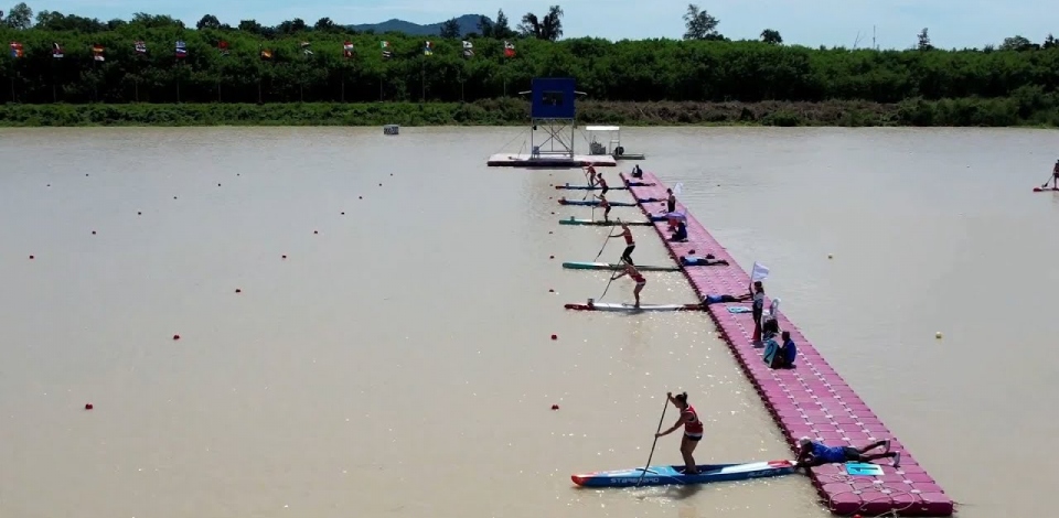 Sup Master 50+ Women Sprint Final B / 2023 ICF Stand Up Paddling (SUP) World Championships
