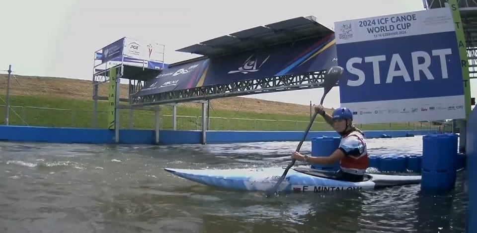 Eliska Mintalova, Slovakia, Kayak Slalom, Semifinals / 2024 ICF Canoe Slalom World Cup Krakow Poland