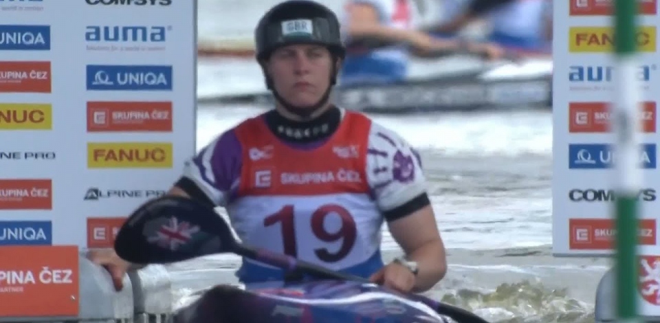 Kimberley Woods, GBR, Canoe Slalom, Heats / 2024 ICF Canoe Slalom World Cup Prague Czechia