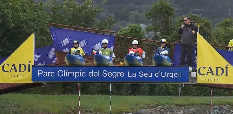 Women's Kayak Cross - Semi-Final 1 / 2024 ICF Canoe Slalom World Cup La Seu Spain