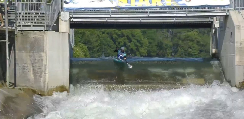 Luuka Jones New Zealand Semi Final / 2023 ICF Canoe-Kayak Slalom World Cup Ljubljana Slovenia