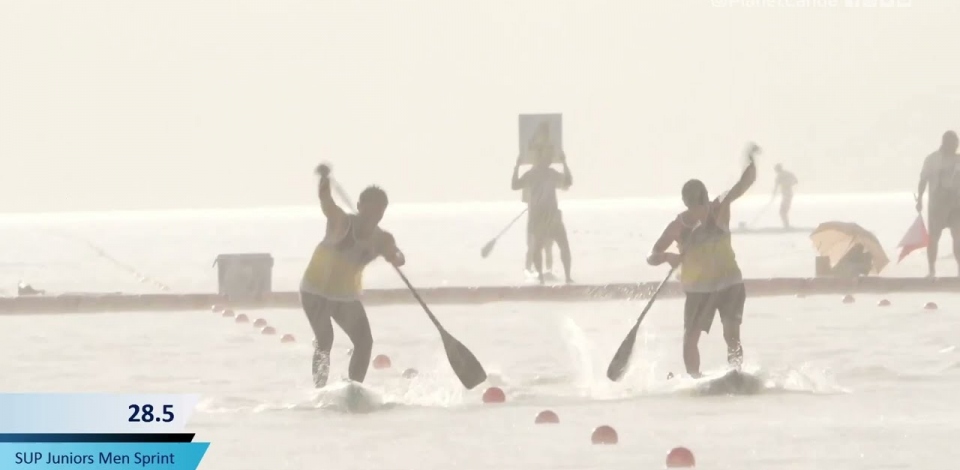 SUP Junior Men's Sprint Quarter Final 2 / 2023 ICF Stand Up Paddling World Championships Pattaya