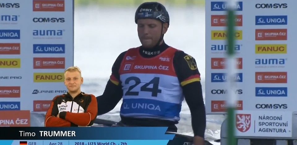 Timo Trummer, Germany, Canoe Slalom, Finals / 2024 ICF Canoe Slalom World Cup Prague Czechia