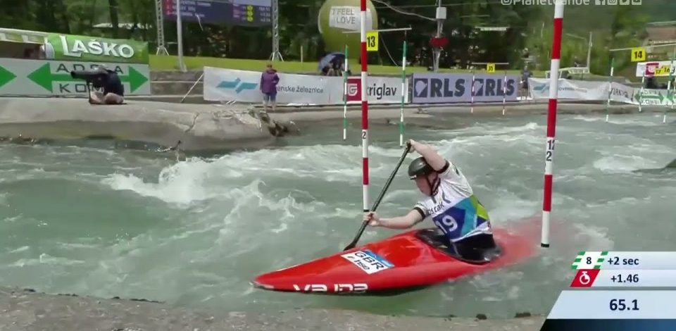 Bethan Forrow Great Britain Semi-Final / 2023 ICF Canoe-Kayak Slalom World Cup Ljubljana Slovenia