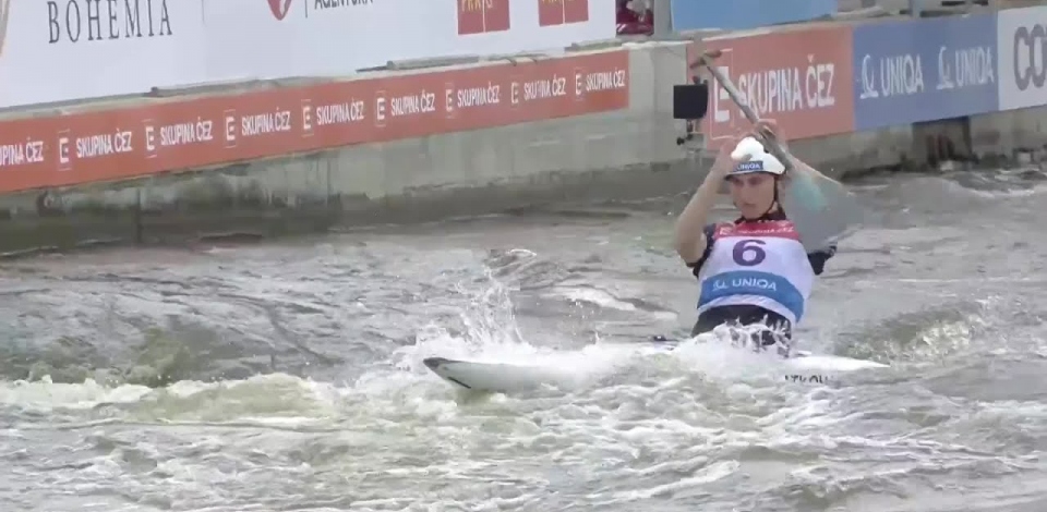 Top Three Women's Final / 2023 ICF Canoe-Kayak Slalom World Cup Prague Czech Republic