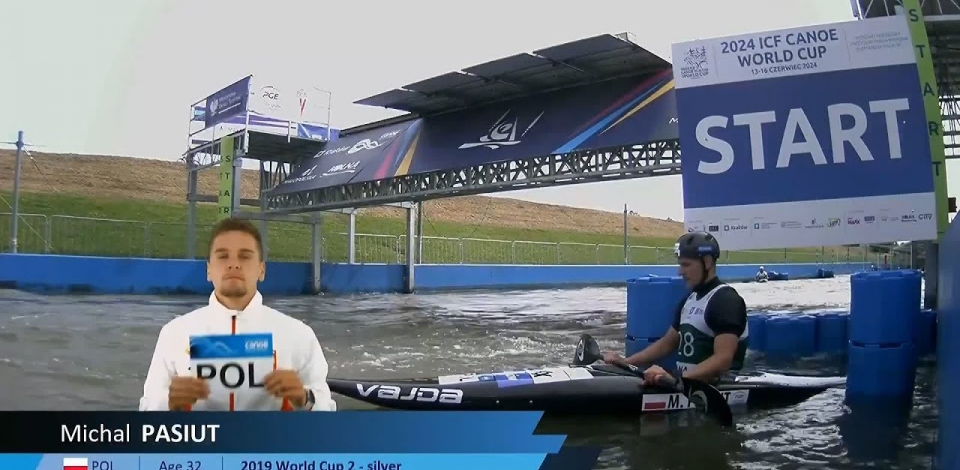 Michal Pasiut, Poland, Kayak Slalom, Semifinals / 2024 ICF Canoe Slalom World Cup Krakow Poland
