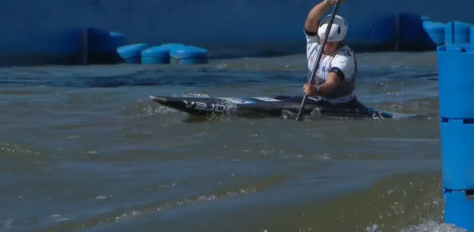 Camille Castryck, France, Canoe Slalom Semi Final / 2024 ICF Canoe Slalom World Cup Krakow Poland