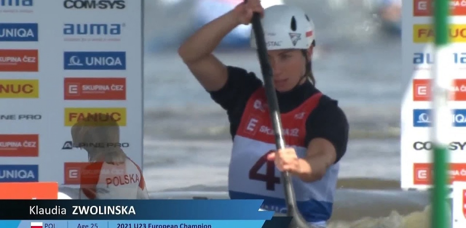Klaudia Zwolinska, Poland, Canoe Slalom, Heats / 2024 ICF Canoe Slalom World Cup Prague Czechia