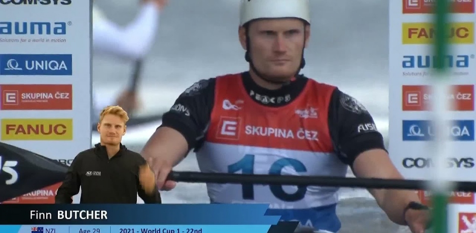 Finn Butcher, New Zealand, Canoe Slalom, Heats / 2024 ICF Canoe Slalom World Cup Prague Czechia