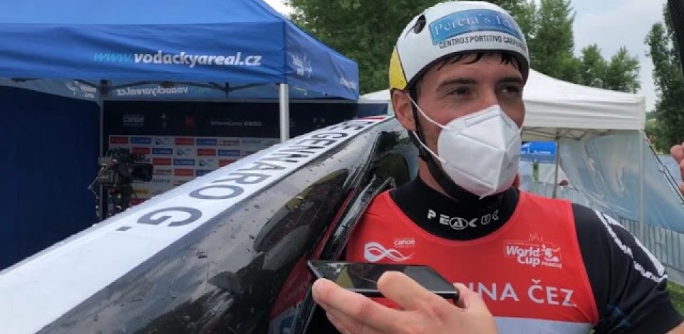 Giovanni DE GENNARO Italy / Kayak Heats - 2021 ICF Canoe Slalom World Cup Prague