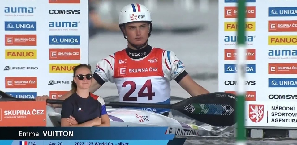 Emma Vuitton, France, Kayak Slalom Final / 2024 ICF Canoe Slalom World Cup Prague Czechia