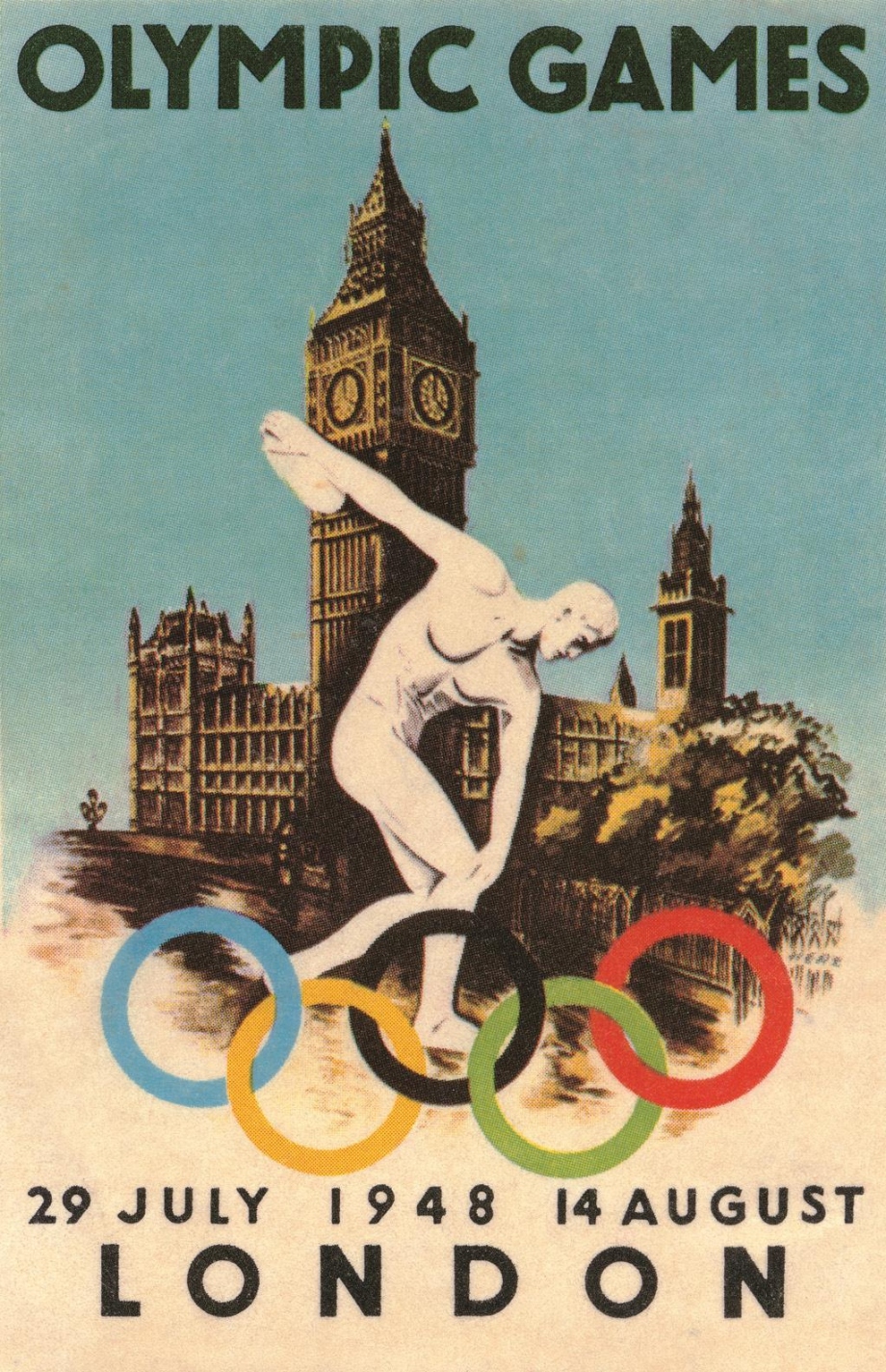 1948 London Olympic logo