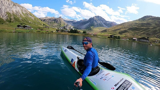 42- Isere river, Bourg Saint Maurice, Savoie, France @nejc_znidarcic #Paddle100 Canoe Kayak SUP