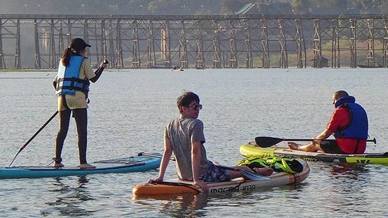  93- Sangkhla Buri, Kanchanaburi province, Thailand @supclubkan #Paddle100 Canoe Kayak SUP