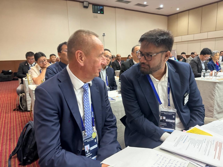 Thomas Konietzko and Prashant Kushwaha at the ACC Congress  Thomas Konietzko and Prashant Kushwaha at the ACC Congress