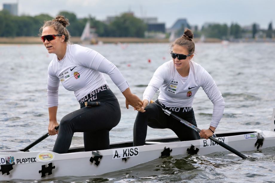 Agnes Anna Kiss and Bianka Nagy Hungary C2 Poznan canoe sprint