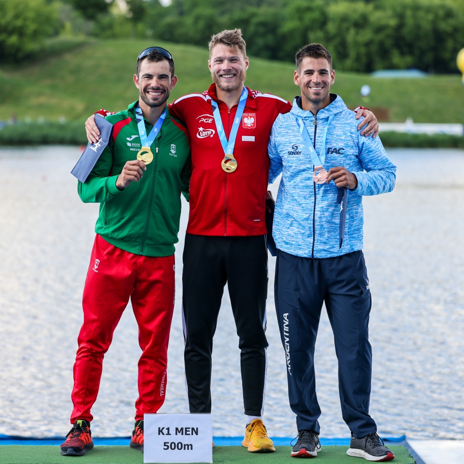 Agustin Vernice 2024 Poznan canoe kayak sprint Argentina