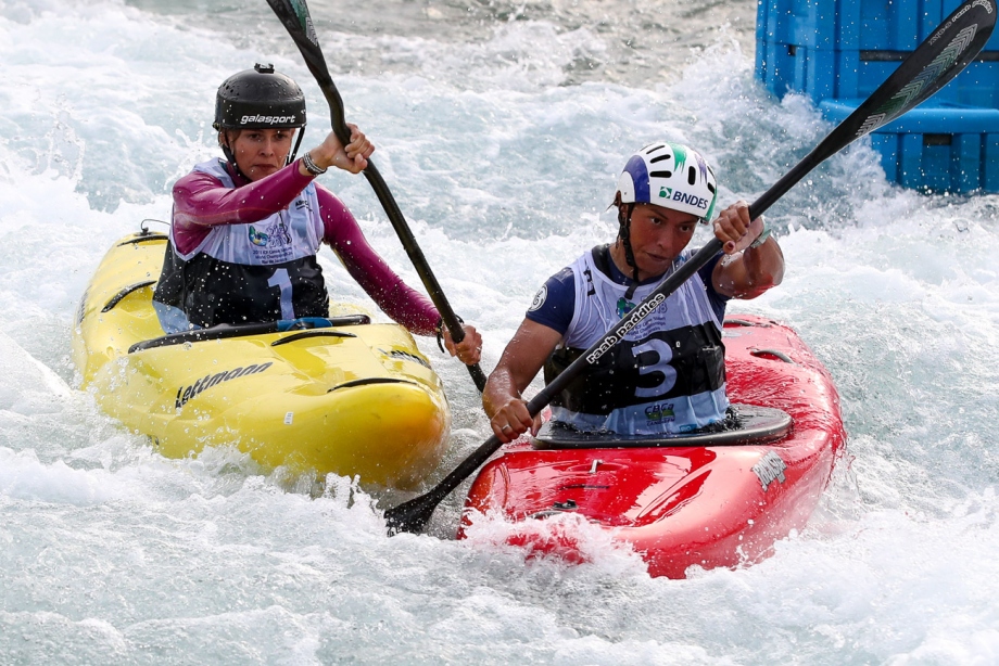 2018 ICF Canoe Extreme Slalom World Championships Rio Brazil Ana Satila BRA - Martina Wegman NED